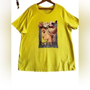 WEEKEND WOMAN BELIEVED IN YOUR SELF T-SHIRT SZ 44 PLUS